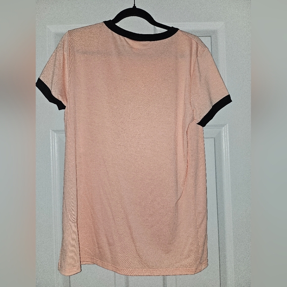 Kitty Top by LulaRoe, size Medium, peach with black trim, Never worn - Picture 5 of 5